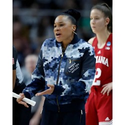 Dawn Staley Blue Camo Jacket